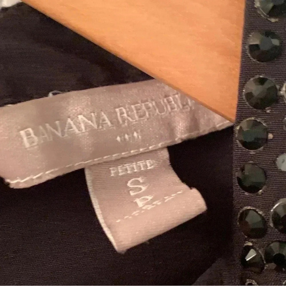 Banana Republic Sleeveless Top Sequin Collar - Picture 5 of 6